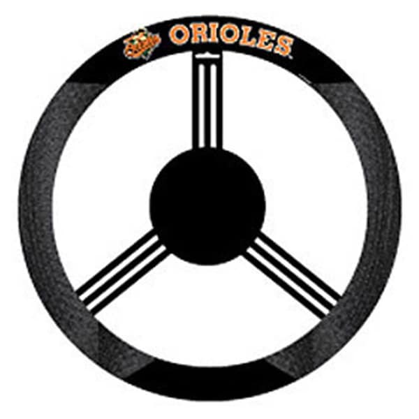 Fremont Die Consumer Products Baltimore Orioles Steering Wheel Cover Mesh Style 2324568501 - main